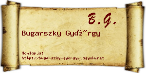 Bugarszky György névjegykártya